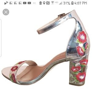 Madden Girl Behave Silver Heels